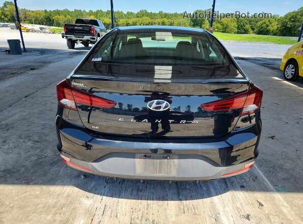 5NPD74LF6LH580608 2020 HYUNDAI ELANTRA Black Հետևի տեսք