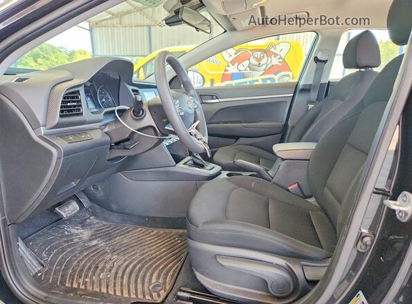 5NPD74LF6LH580608 2020 HYUNDAI ELANTRA Black Սալոնի դիմացի տեսք