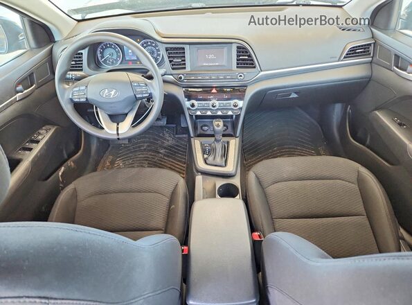 5NPD74LF6LH580608 2020 HYUNDAI ELANTRA Black Առջևի վահանակի տեսք