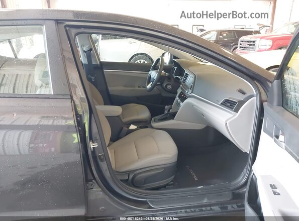 5NPD74LF6LH603692 2020 HYUNDAI ELANTRA Серый Вид салона спереди