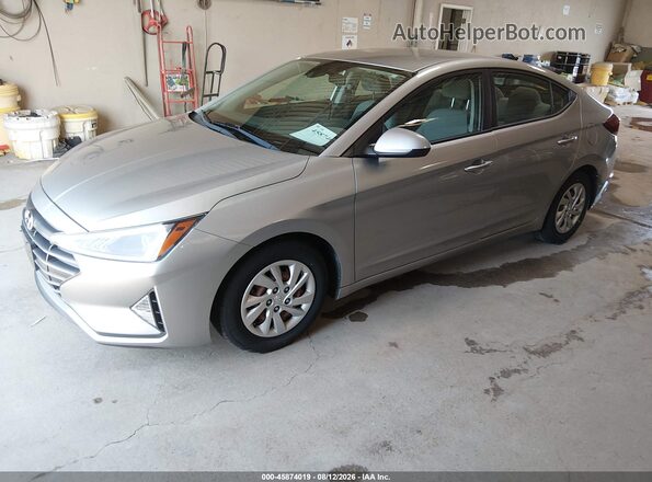 5NPD74LF6LH615776 2020 HYUNDAI ELANTRA Silver წინა მარცხენა ხედი სამი მეოთხედიდან