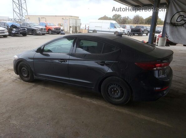 5NPD74LF7HH166972 2017 HYUNDAI ELANTRA Black Rear left