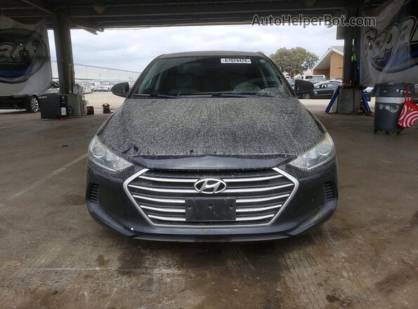5NPD74LF7HH166972 2017 HYUNDAI ELANTRA Black Front view