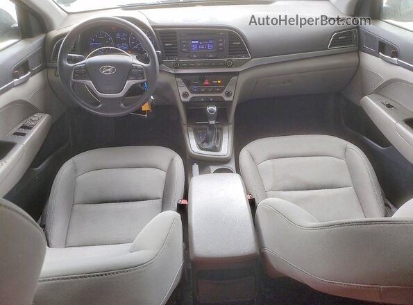 5NPD74LF7HH166972 2017 HYUNDAI ELANTRA Black Dashboard view