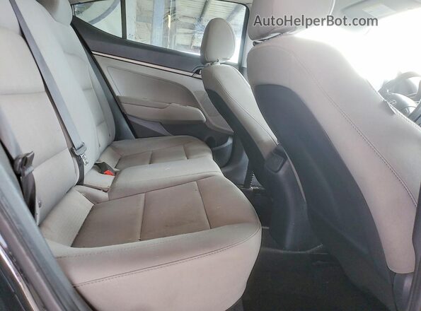 5NPD74LF7HH166972 2017 HYUNDAI ELANTRA Black Rear seats view