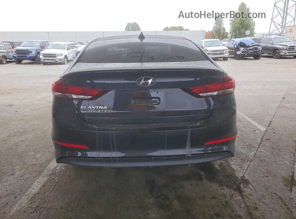 5NPD74LF7HH166972 2017 HYUNDAI ELANTRA Black Rear view