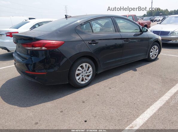 5NPD74LF7HH173419 2017 HYUNDAI ELANTRA Black უკანა მარჯვენა