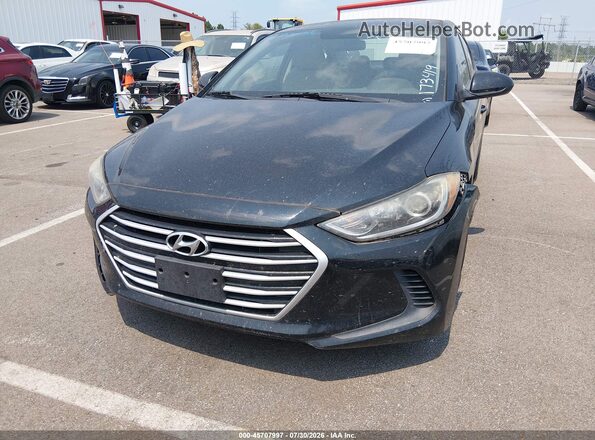 5NPD74LF7HH173419 2017 HYUNDAI ELANTRA Black წინა ხედი