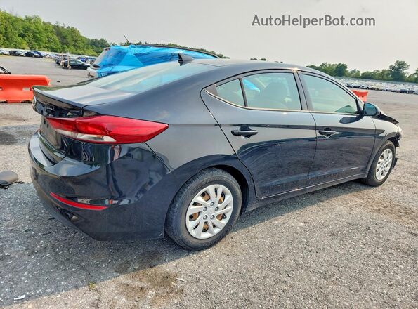 5NPD74LF7HH175672 2017 HYUNDAI ELANTRA Black Trasero derecho