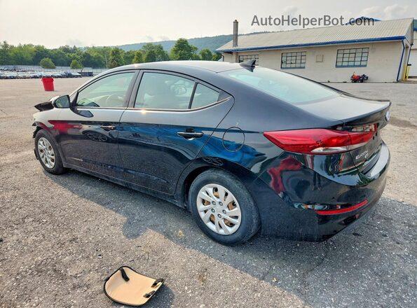 5NPD74LF7HH175672 2017 HYUNDAI ELANTRA Black Trasero izquierdo