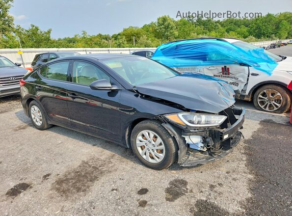 5NPD74LF7HH175672 2017 HYUNDAI ELANTRA Black Delantero derecho