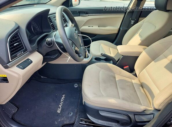 5NPD74LF7HH175672 2017 HYUNDAI ELANTRA Black Vista interior delantera