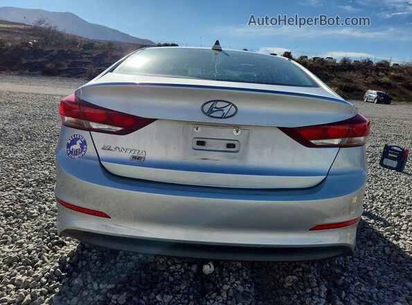5NPD74LF7HH182248 2017 HYUNDAI ELANTRA Silver Вид ззаду