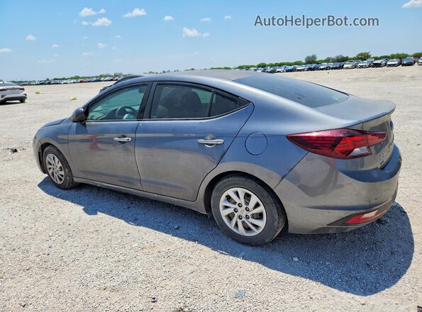 5NPD74LF7KH423670 2019 HYUNDAI ELANTRA Gray Задня ліва чверть