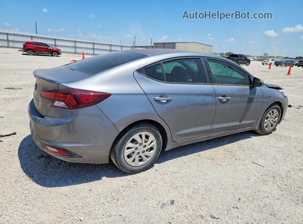 5NPD74LF7KH423670 2019 HYUNDAI ELANTRA Gray Задня права чверть