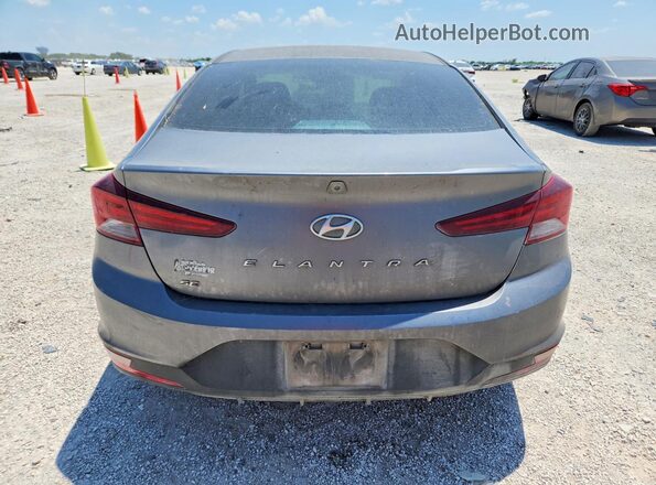 5NPD74LF7KH423670 2019 HYUNDAI ELANTRA Gray Вид ззаду