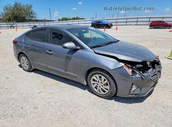 5NPD74LF7KH423670 2019 HYUNDAI ELANTRA Gray Передня права чверть