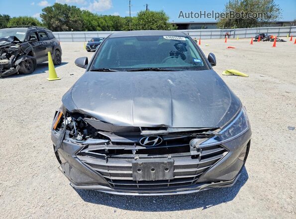 5NPD74LF7KH423670 2019 HYUNDAI ELANTRA Gray Вид спереду