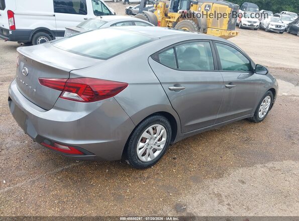 5NPD74LF7KH486039 2019 HYUNDAI ELANTRA Gray Rear right