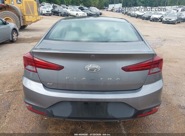 5NPD74LF7KH486039 2019 HYUNDAI ELANTRA Gray 