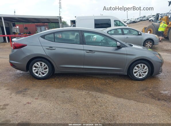 5NPD74LF7KH486039 2019 HYUNDAI ELANTRA Gray Rear interior view