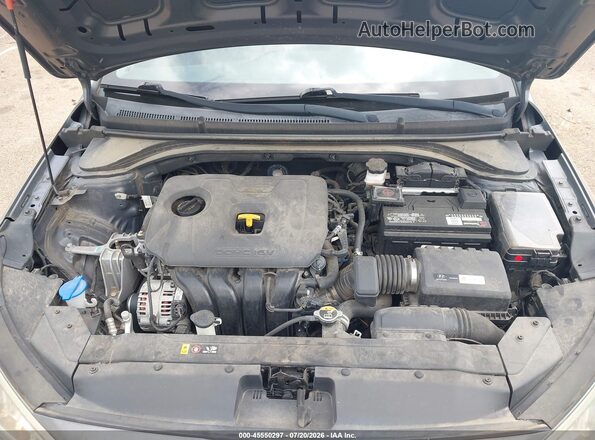 5NPD74LF7KH486039 2019 HYUNDAI ELANTRA Gray Rear view
