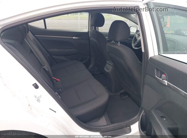 5NPD74LF7KH491113 2019 HYUNDAI ELANTRA White VIN sticker view