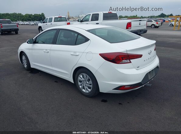 5NPD74LF7KH491113 2019 HYUNDAI ELANTRA White Rear left