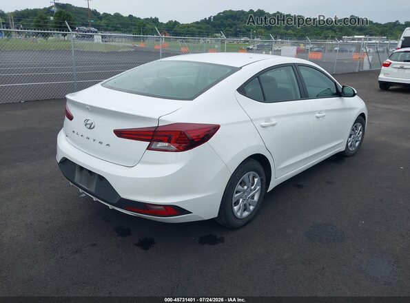 5NPD74LF7KH491113 2019 HYUNDAI ELANTRA White Rear right