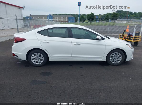 5NPD74LF7KH491113 2019 HYUNDAI ELANTRA White Rear interior view