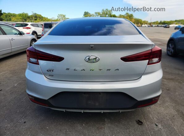 5NPD74LF7KH495940 2019 HYUNDAI ELANTRA Silver უკანა ხედი