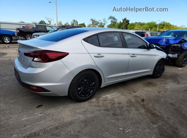 5NPD74LF7KH495940 2019 HYUNDAI ELANTRA Silver უკანა მარჯვენა