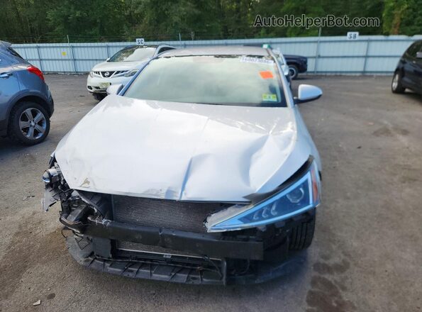 5NPD74LF7KH495940 2019 HYUNDAI ELANTRA Silver წინა ხედი