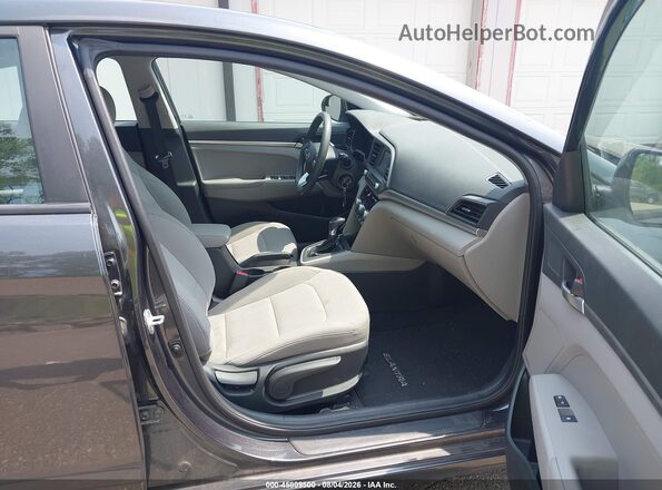 5NPD74LF7LH603488 2020 HYUNDAI ELANTRA Gray Вид салону спереду