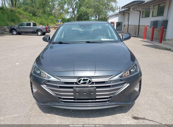 5NPD74LF7LH603488 2020 HYUNDAI ELANTRA Gray Вид щитка приладів