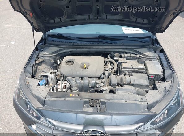 5NPD74LF7LH603488 2020 HYUNDAI ELANTRA Gray Вид ззаду