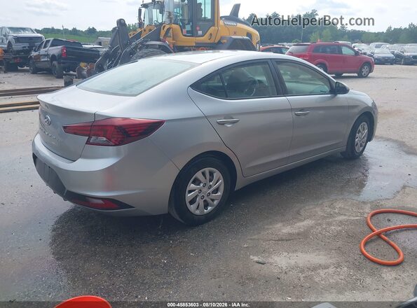 5NPD74LF7LH612479 2020 HYUNDAI ELANTRA Silver Rear right