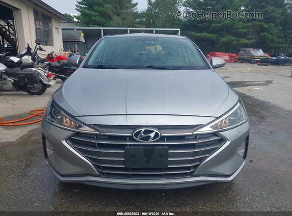 5NPD74LF7LH612479 2020 HYUNDAI ELANTRA Silver Rear interior view