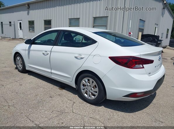 5NPD74LF7LH615706 2020 HYUNDAI ELANTRA Белый Задняя левая четверть