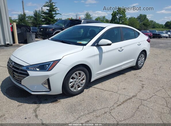 5NPD74LF7LH615706 2020 HYUNDAI ELANTRA Белый Передняя левая четверть