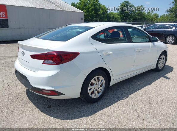 5NPD74LF7LH615706 2020 HYUNDAI ELANTRA Белый Задняя правая четверть