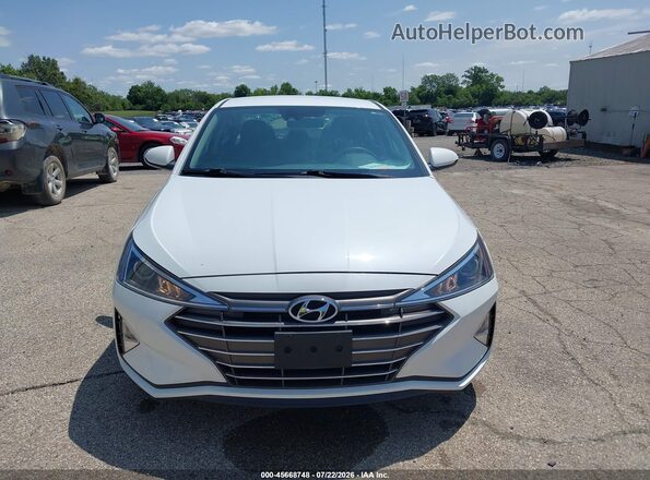 5NPD74LF7LH615706 2020 HYUNDAI ELANTRA Белый Вид задней части салона
