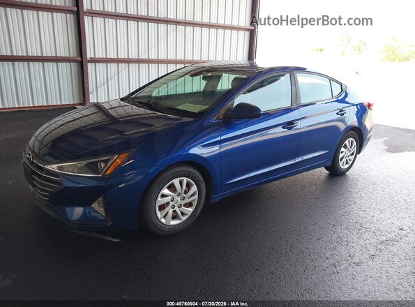 5NPD74LF7LH616323 2020 HYUNDAI ELANTRA Blue Przód lewy