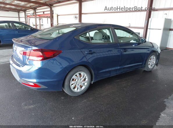 5NPD74LF7LH616323 2020 HYUNDAI ELANTRA Blue Tył prawy