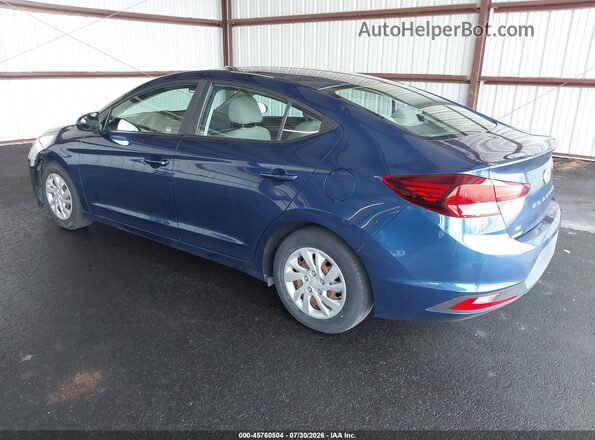 5NPD74LF7LH616323 2020 HYUNDAI ELANTRA Blue Tył lewy