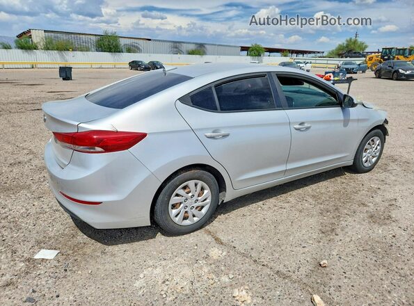 5NPD74LF8HH088928 2017 HYUNDAI ELANTRA Silver Rear right