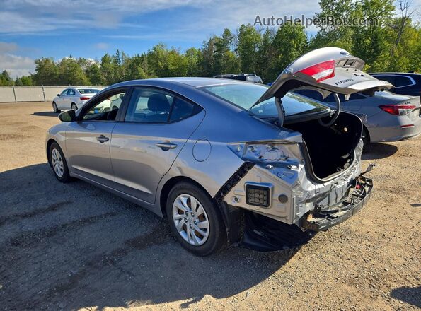 5NPD74LF8HH089884 2017 HYUNDAI ELANTRA Серебряный Задняя левая четверть