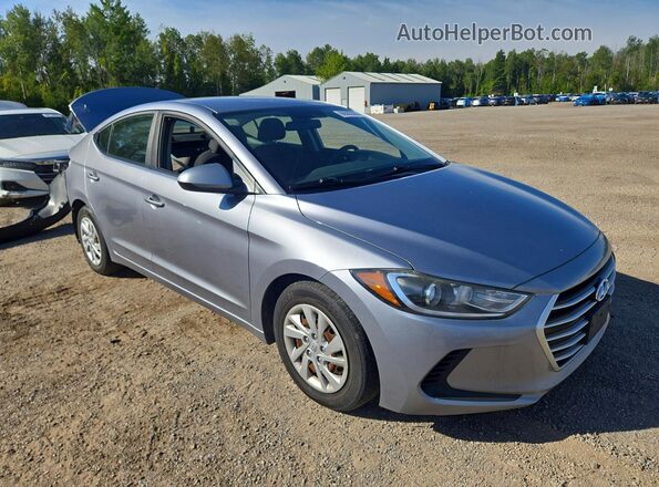 5NPD74LF8HH089884 2017 HYUNDAI ELANTRA Серебряный Передняя правая четверть