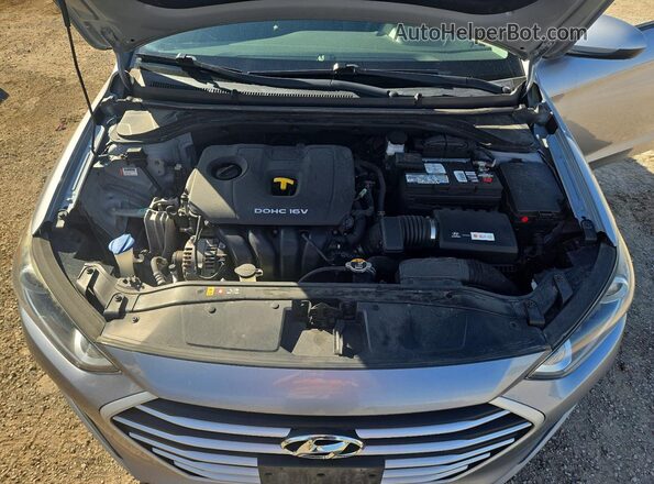 5NPD74LF8HH089884 2017 HYUNDAI ELANTRA Серебряный Вид задней части салона