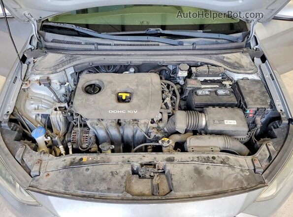 5NPD74LF8HH137397 2017 HYUNDAI ELANTRA Silver უკანა სალონის ხედი